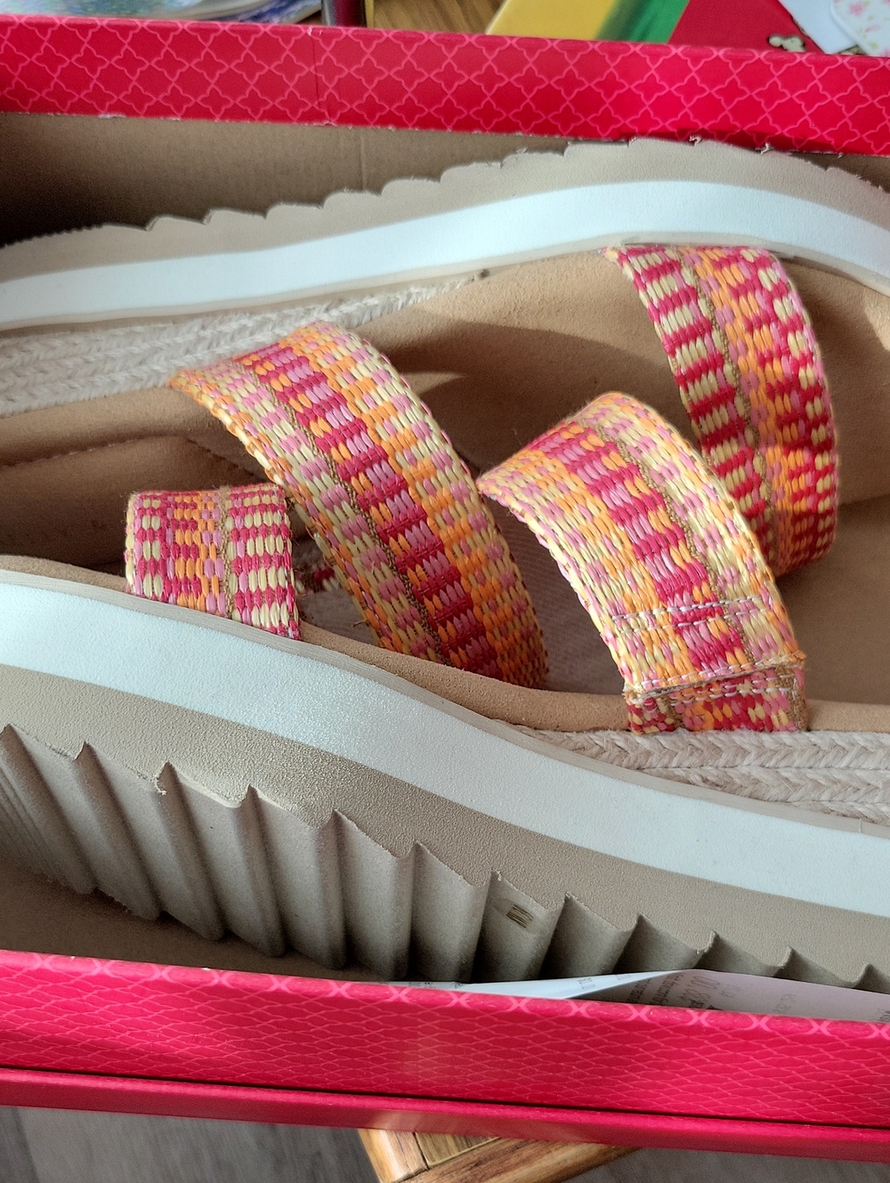 Kelly&katie Pink Wedge